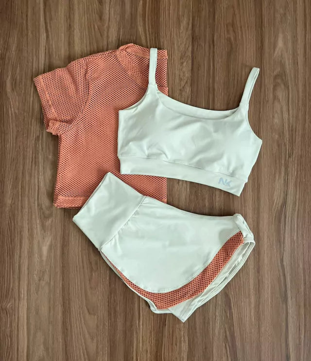 Conjunto 3 Peças Short Duplo.