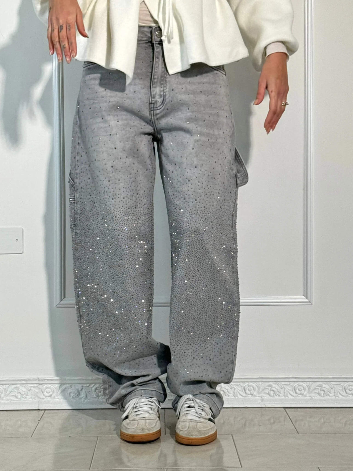 Calça Jeans Demin Ballon